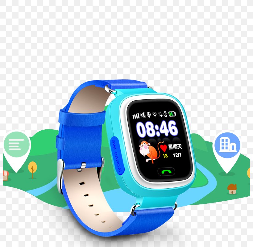 GPS Navigation Device Smartwatch Child Mobile Phone, PNG, 800x800px, Gps Navigation Device, Android, Bracelet, Child, Communication Device Download Free