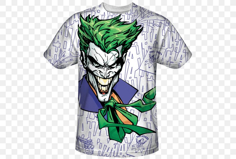 Joker T-shirt Batman: Arkham Origins Harley Quinn, PNG, 555x555px, Joker, Batman, Batman Arkham, Batman Arkham Origins, Clothing Download Free