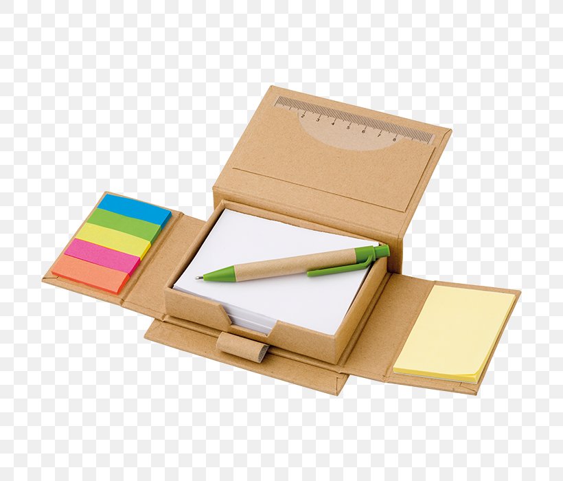 Post-it Note Paper Notebook Desk Promotional Merchandise, PNG, 700x700px, Postit Note, Advertising, Box, Cardboard, Carton Download Free