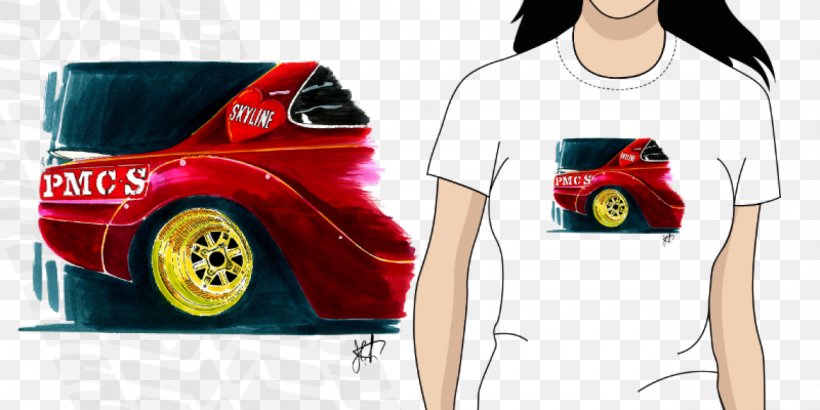 T-shirt Car Nissan Skyline Nissan GT-R, PNG, 1280x640px, Tshirt, Automotive Design, Brand, Car, Joint Download Free