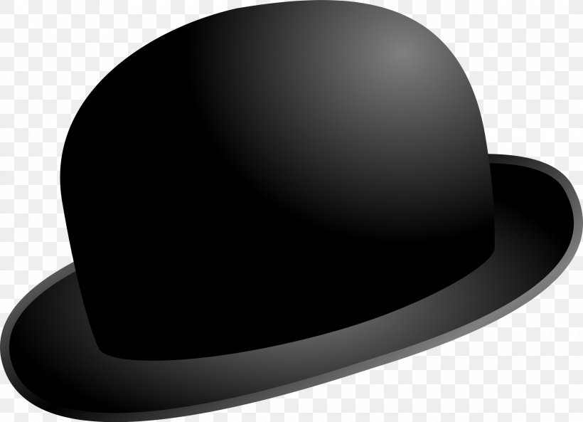 Top Hat Bowler Hat Clip Art, PNG, 2400x1738px, Hat, Black And White, Bowler Hat, Cap, Charlie Chaplin Download Free