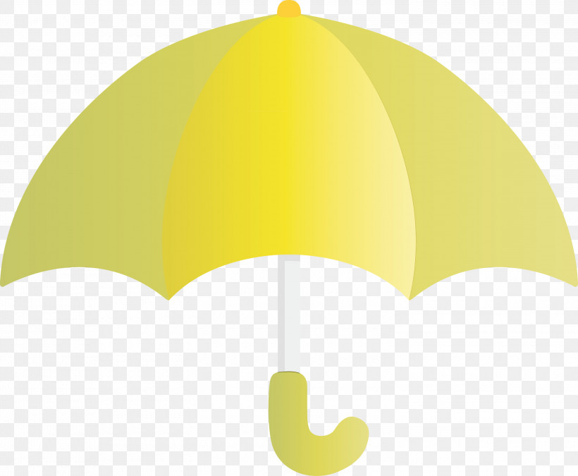 Yellow Umbrella Leaf Plant, PNG, 3000x2470px, Umbrella, Cartoon Umbrella, Leaf, Paint, Plant Download Free