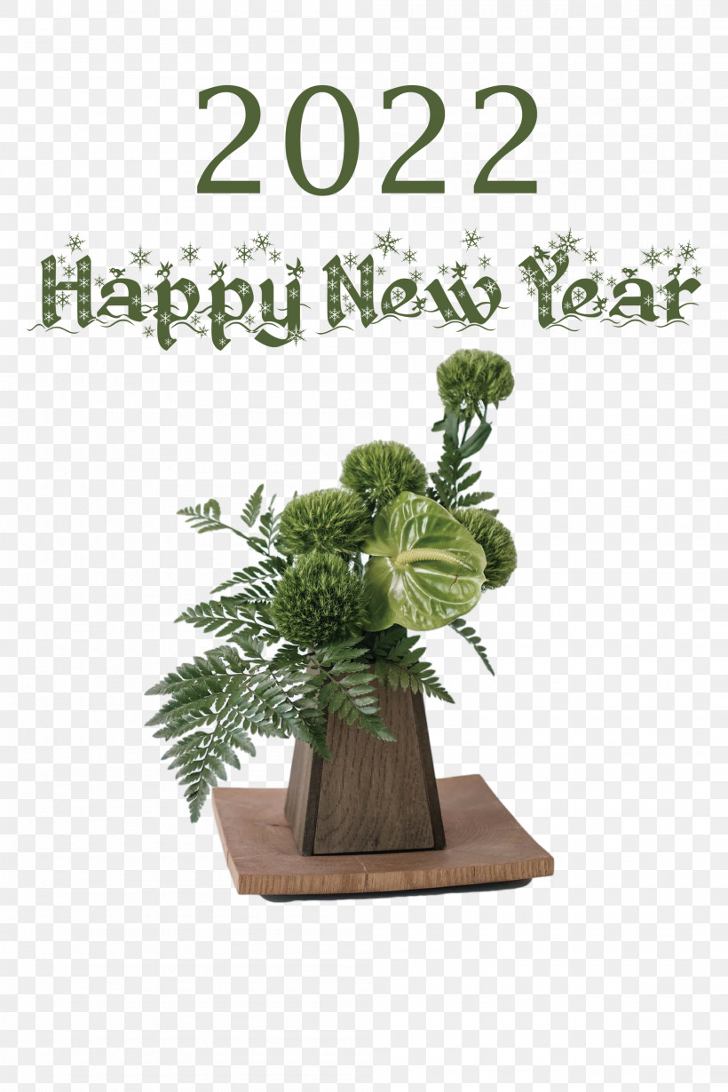 2022 Happy New Year 2022 New Year 2022, PNG, 2000x3000px, Flower, Candle, Color, Flowering Pot Plants 2, Flowerpot Download Free