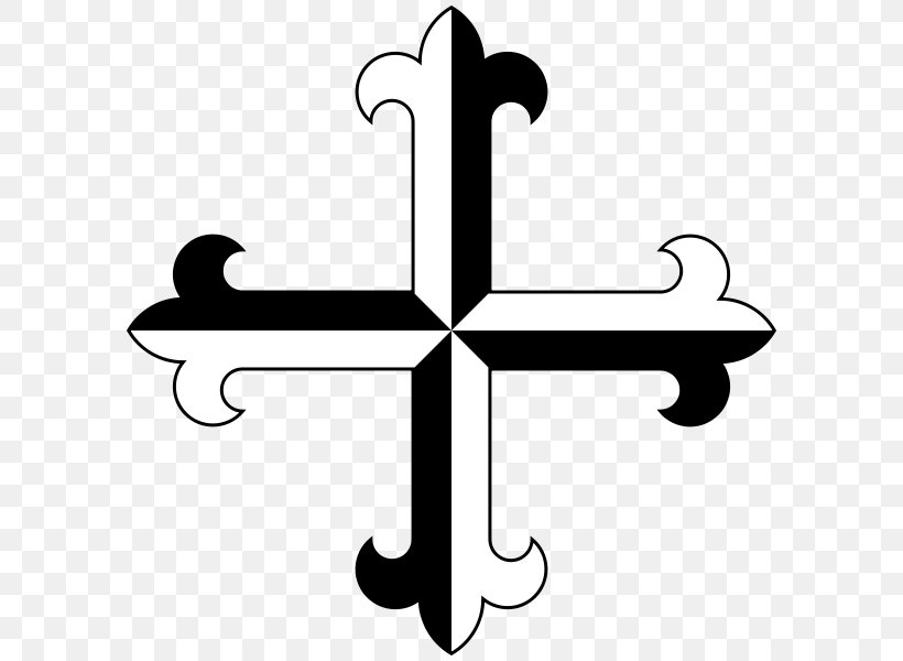 Dominican Order Christian Cross Third Order Of Saint Dominic Croce Domenicana, PNG, 600x600px, Dominican Order, Artwork, Black And White, Brother, Christian Cross Download Free