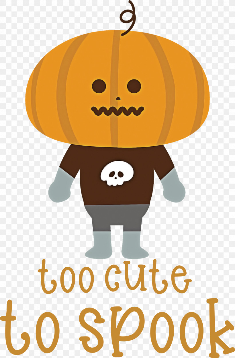 Halloween Too Cute To Spook Spook, PNG, 1969x2999px, Halloween, Biology, Cartoon, Happiness, Logo Download Free