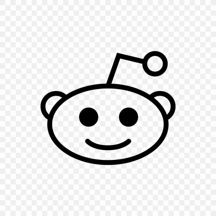 Reddit Logo Png 48x48px Reddit Area Black And White Facial Expression Happiness Download Free