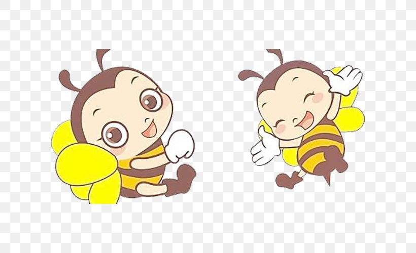 Cartoon Honey Bee, PNG, 618x500px, Cartoon, Animation, Apitoxin, Area, Art Download Free