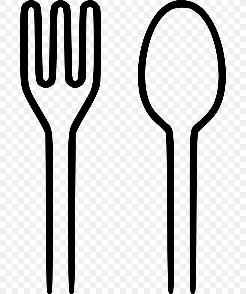 Knife Fork Spoon Clip Art, PNG, 687x980px, Knife, Black And White, Cutlery, Dessert Spoon, Fork Download Free
