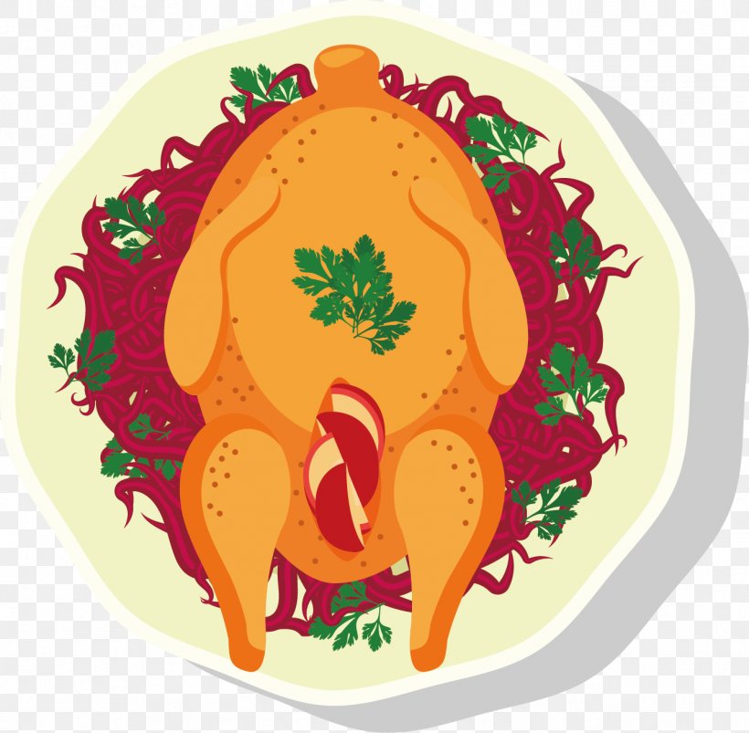 Roast Chicken Barbecue Chicken Drawing, PNG, 1349x1322px, Roast Chicken, Barbecue Chicken, Cartoon, Chicken, Chicken Meat Download Free