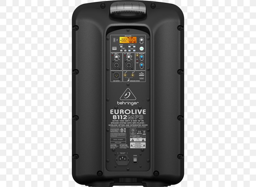 BEHRINGER Eurolive B1 Series Loudspeaker BEHRINGER Eurolive B1-MP3 BEHRINGER Eurolive B2 Series, PNG, 600x600px, Behringer Eurolive B1 Series, Amplifier, Audio, Audio Equipment, Audio Mixers Download Free