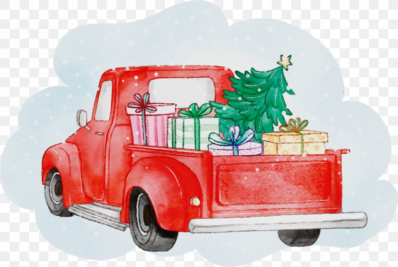 Christmas Tree, PNG, 3000x2023px, Christmas Tree Car, Antique Car, Car, Christmas Decoration, Christmas Ornament Download Free