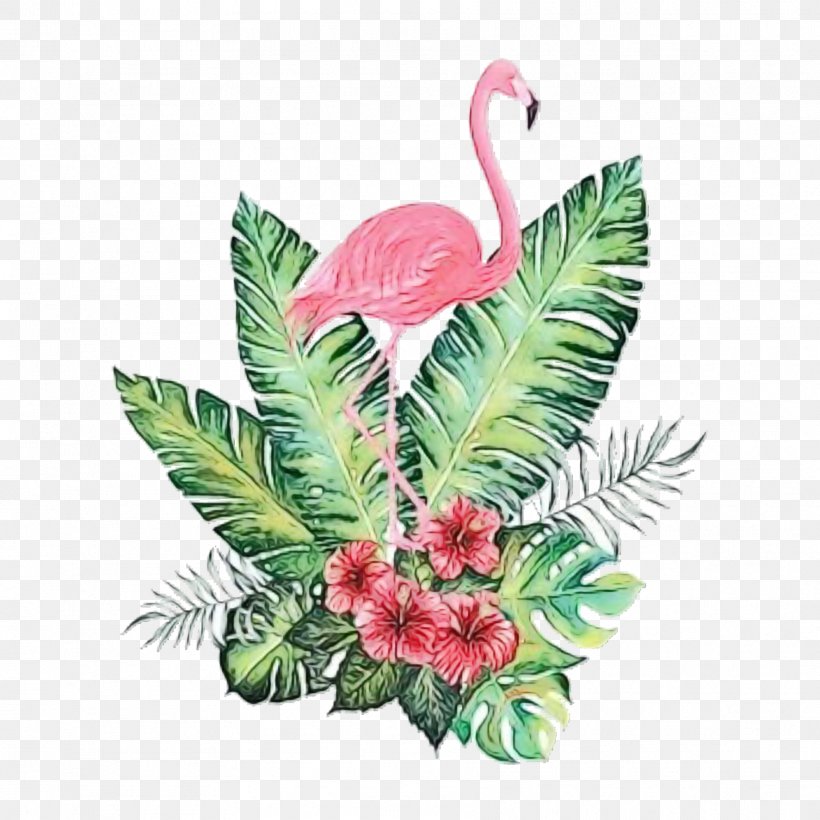Flamingo, PNG, 1773x1773px, Watercolor, Anthurium, Bird, Flamingo, Flower Download Free