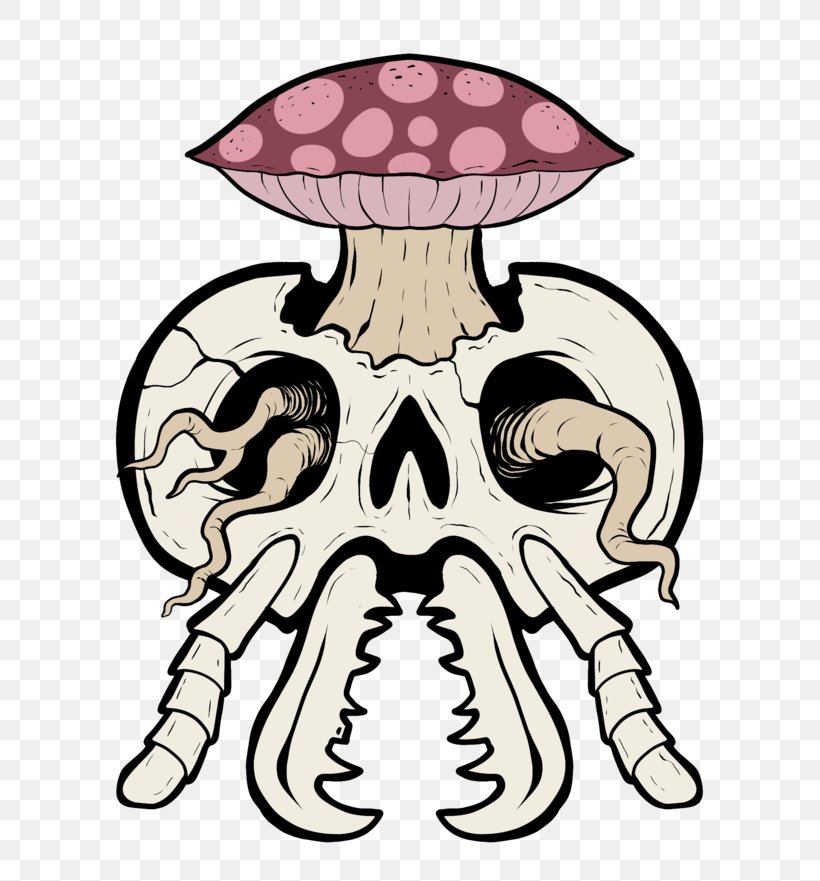Skull Ant Cordyceps Head Mushroom, PNG, 600x881px, Watercolor, Cartoon, Flower, Frame, Heart Download Free