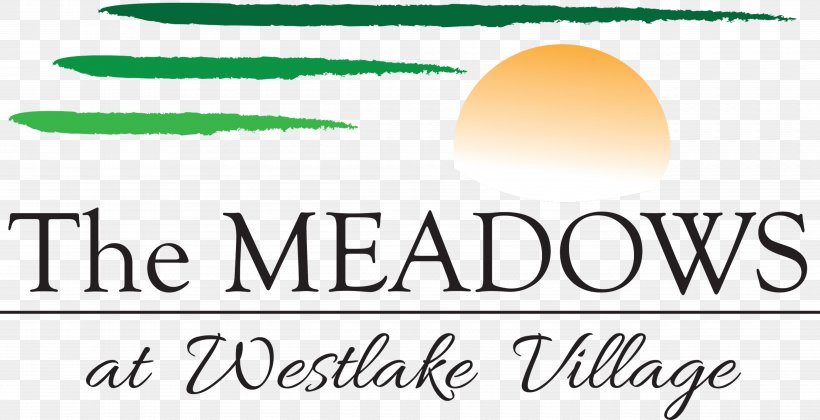 The Meadows At Westlake Village Logo Brand Real Estate, PNG, 5000x2565px, Meadows At Westlake Village, Area, Book, Brand, Business Download Free