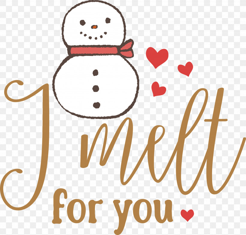 I Melt For You Snowman Winter, PNG, 3000x2863px, I Melt For You, Cartoon, Character, Christmas Day, Happiness Download Free