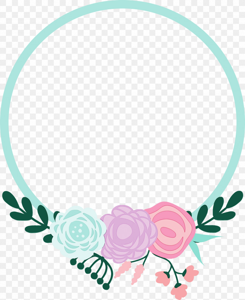 Turquoise Pink Aqua, PNG, 2449x3000px, Wedding Frame, Aqua, Flower, Paint, Pink Download Free