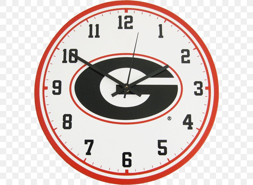 University Of Georgia Michigan Wolverines Football Clock University Of Michigan Georgia Bulldogs Football, PNG, 600x600px, University Of Georgia, American Football, Area, Auburn Tigers Football, Clock Download Free