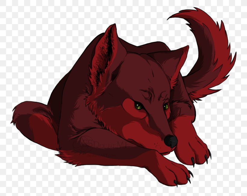 red wolf cartoon