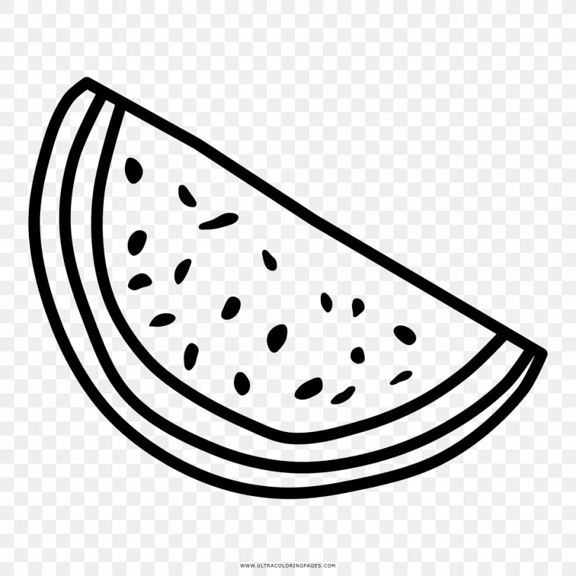 Drawing Coloring Book Watermelon Watercolor Painting, PNG, 1000x1000px, Drawing, Black And White, Coloring Book, Doodle, Food Download Free