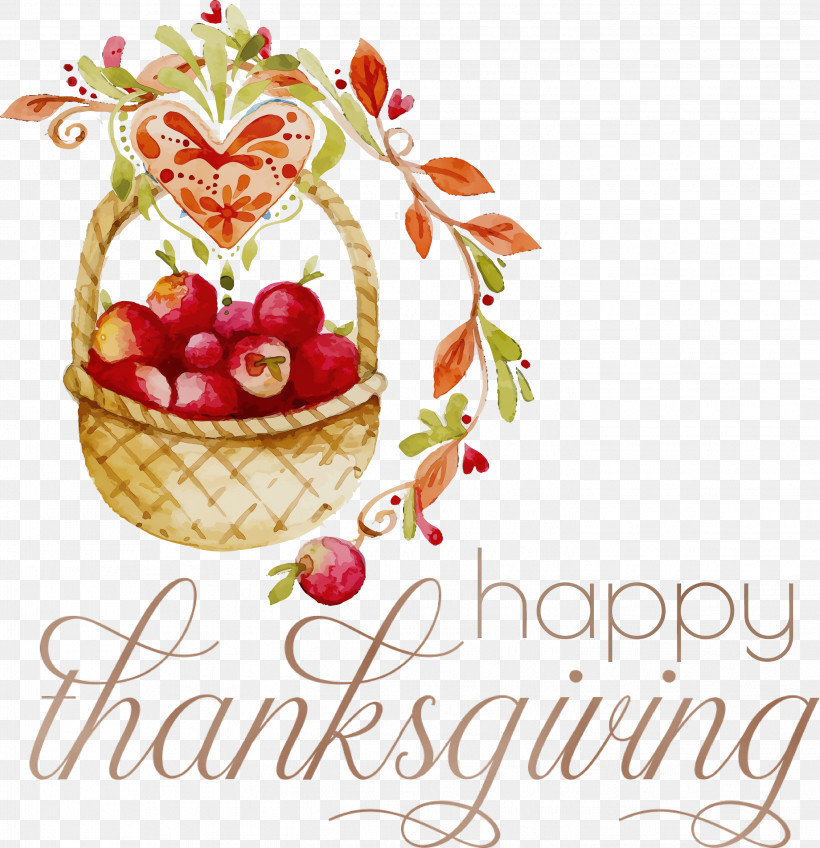 Floral Design, PNG, 2898x3000px, Happy Thanksgiving, Apple, Apple Dumpling, Basket, Floral Design Download Free