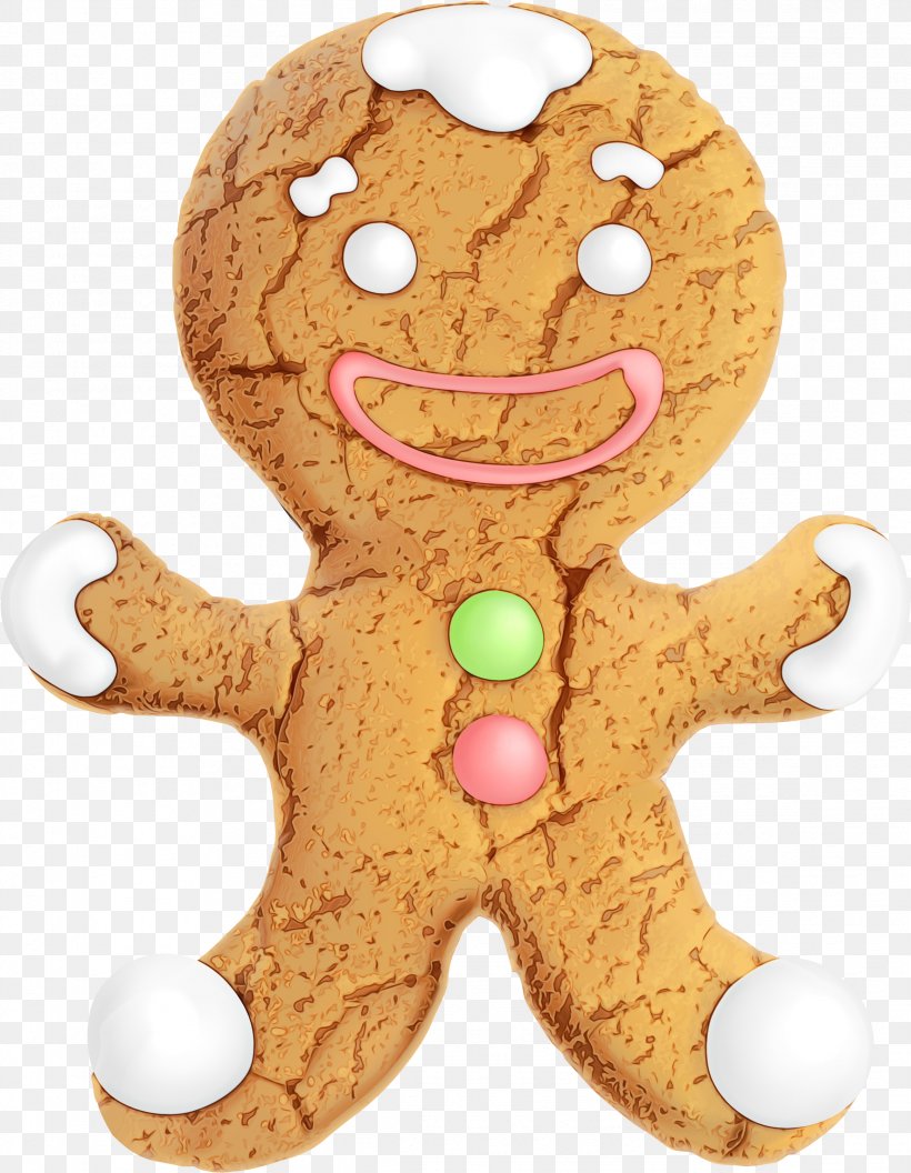 Teddy Bear, PNG, 2329x3000px, Watercolor, Baked Goods, Biscuit, Dessert, Gingerbread Download Free