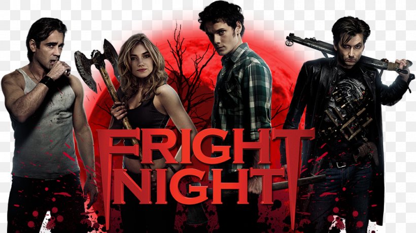 Jane Brewster Peter Vincent Jerry Dandrige Film Fright Night, PNG, 1000x562px, Peter Vincent, Action Film, Album Cover, Anton Yelchin, Colin Farrell Download Free
