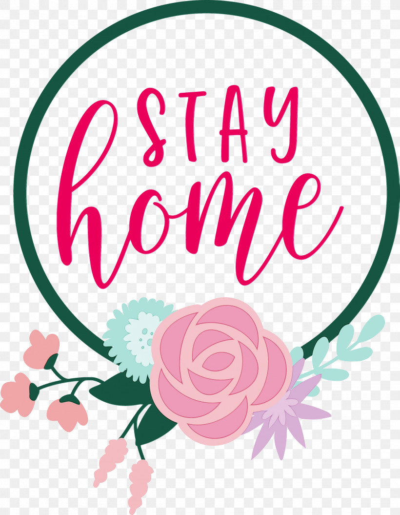 Floral Design, PNG, 2330x3000px, Stay Home, Circle, Cut Flowers, Floral Design, Flower Download Free