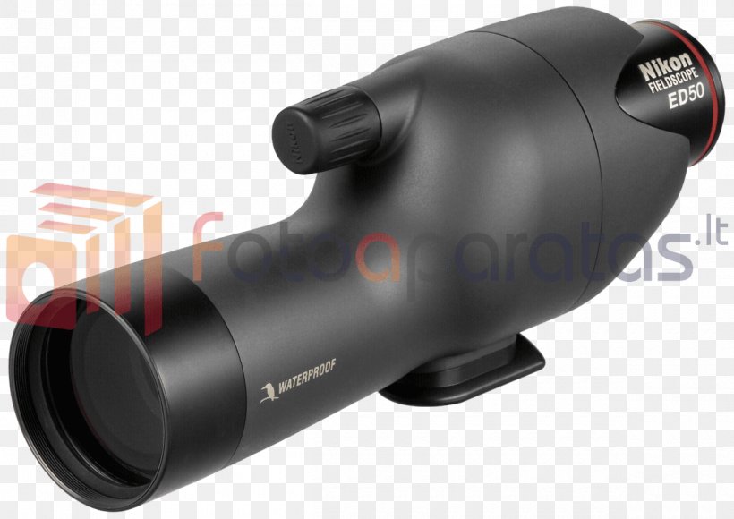Spotting Scopes Binoculars Nikon ED50 Angled Fieldscope Nikon Fieldscope ED50-A Green, PNG, 1200x849px, Spotting Scopes, Binoculars, Camera, Eyepiece, Hardware Download Free