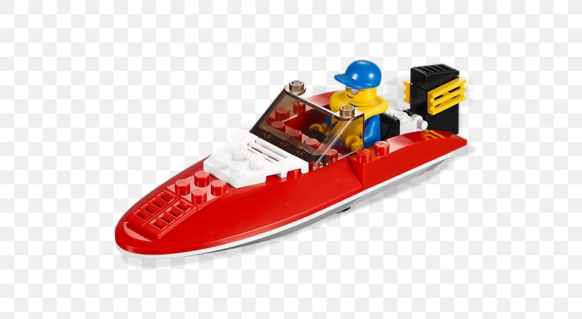 LEGO CITY Speed Boat 4641 Set Building Blocks Red Sailor Racer Rescue Amazon.com Lego Minifigure Motor Boats, PNG, 600x450px, Amazoncom, Boat, Lego, Lego 4642 City Fishing Boat, Lego City Download Free