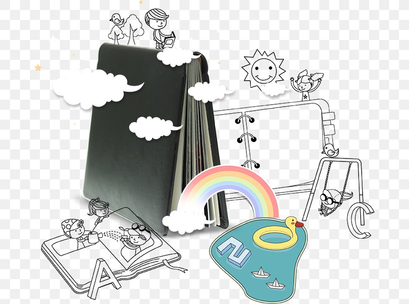 Rainbow Books Clip Art, PNG, 683x610px, Book, Area, Brand, Cartoon, Communication Download Free