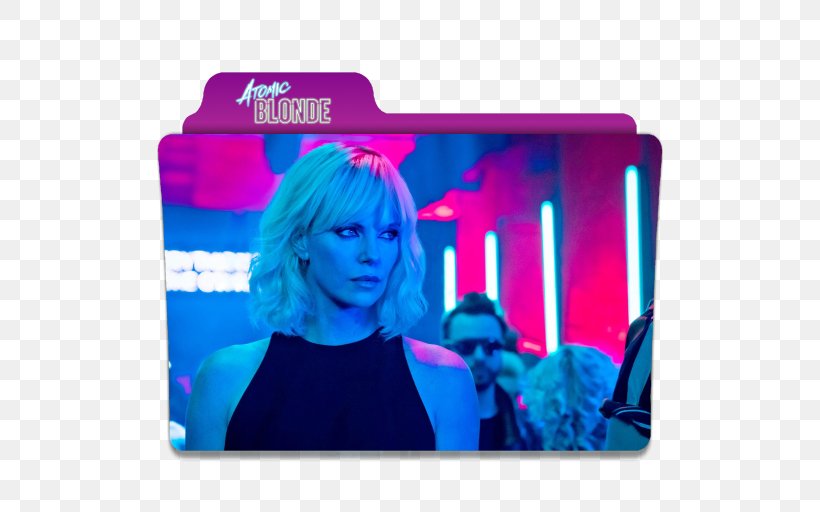 Lorraine Broughton Spy Film Streaming Media Redbox, PNG, 512x512px, 2017, Lorraine Broughton, Atomic Blonde, Blond, Blue Download Free