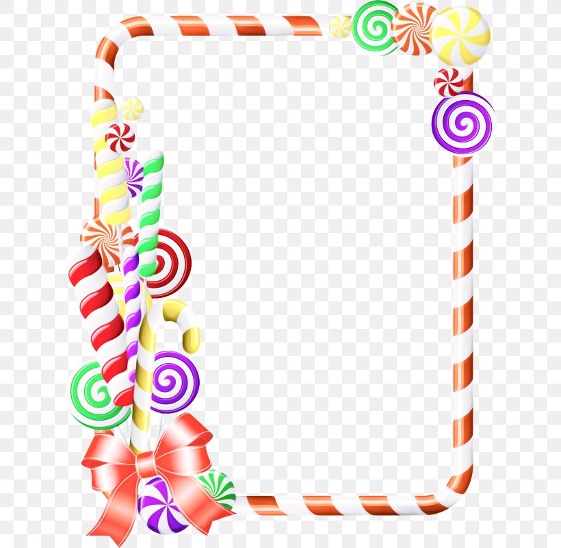 Picture Frame Frame, PNG, 644x800px, Candy Cane, Borders And Frames, Candy, Gummy Bear, Lollipop Download Free