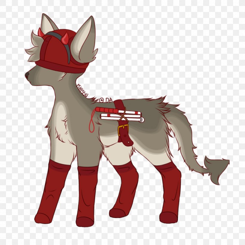 Reindeer Horse Pack Animal Cartoon Character, PNG, 900x900px, Reindeer, Cartoon, Character, Deer, Fiction Download Free