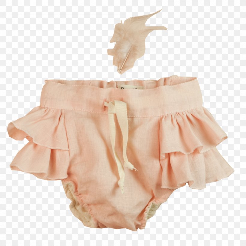 Ruffle Briefs Shorts, PNG, 1000x1000px, Ruffle, Briefs, Joint, Peach, Pink Download Free