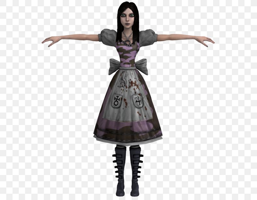 Costume Design Alice: Madness Returns American McGee's Alice Clothing, PNG, 561x640px, Costume, Action Figure, Alice Madness Returns, Cartoon, Clothing Download Free