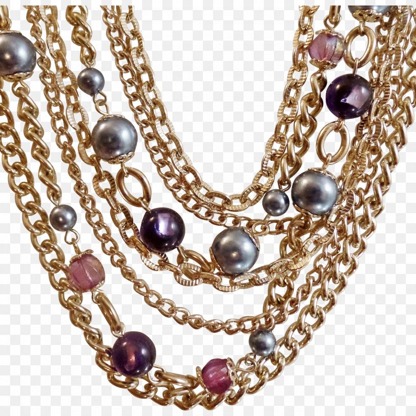 Necklace Jewellery Chain Pearl Gemstone, PNG, 2048x2048px, Necklace, Amethyst, Bead, Chain, Charms Pendants Download Free