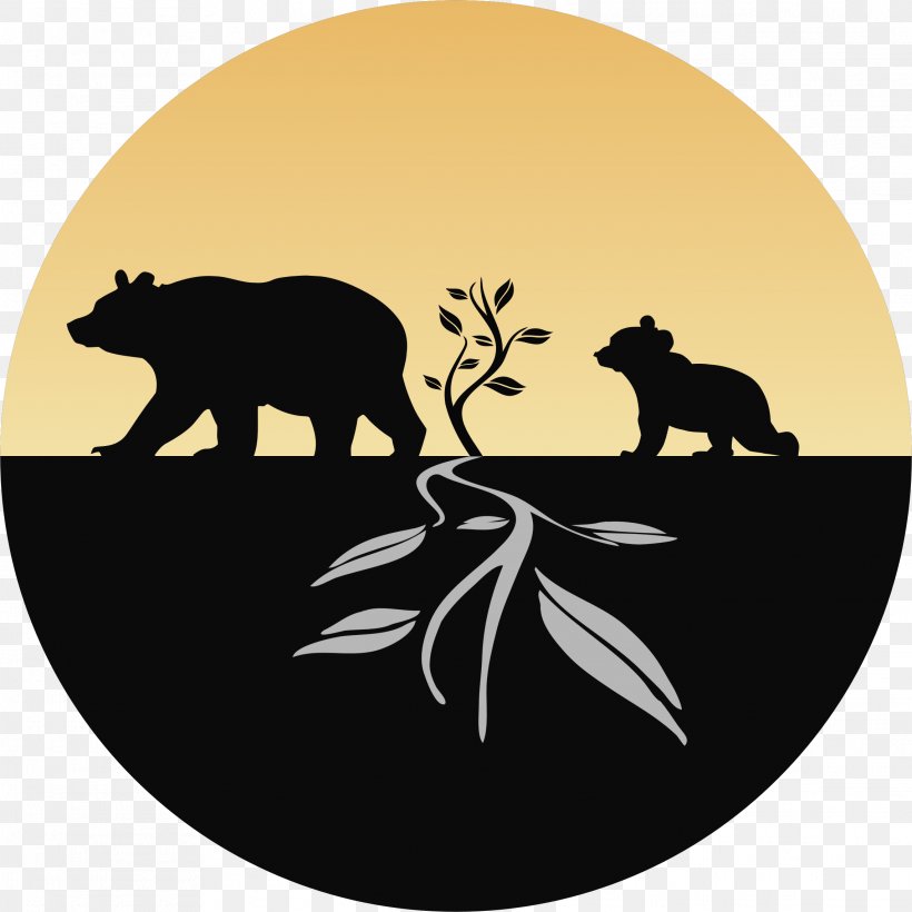 Bear Logo Senda Del Oso, PNG, 2282x2282px, Bear, Carnivoran, Logo, Mammal, Organism Download Free