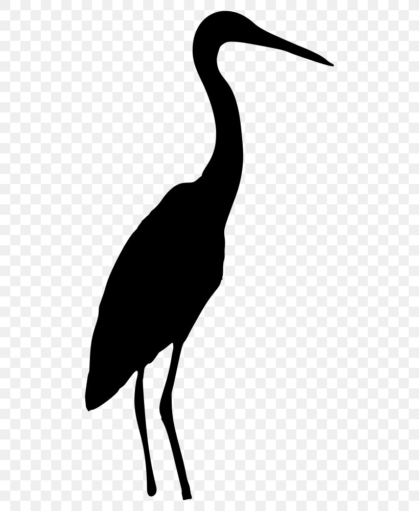 Bird Beak Clip Art Fauna Silhouette, PNG, 534x1000px, Bird, Beak, Blackandwhite, Ciconiiformes, Crane Download Free