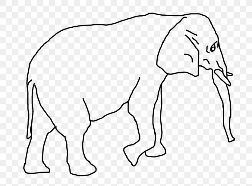 African Elephant Line Art Asian Elephant Clip Art, PNG, 900x666px, Watercolor, Cartoon, Flower, Frame, Heart Download Free