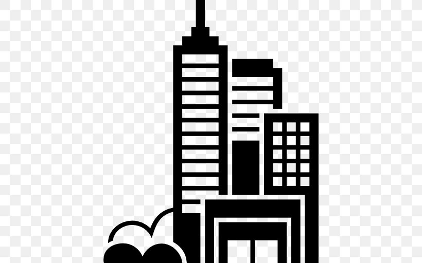 Building City, PNG, 512x512px, Building, Black, Black And White, Brand, City Download Free