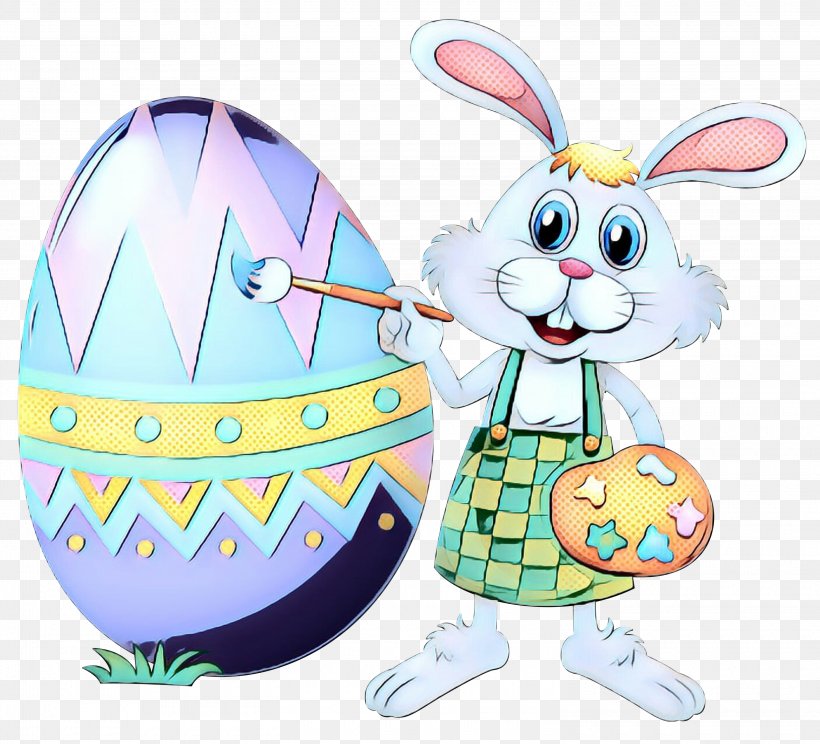 Easter Bunny Easter Egg Illustration Clip Art, PNG, 3000x2725px, Easter Bunny, Animal Figure, Cartoon, Easter, Easter Egg Download Free