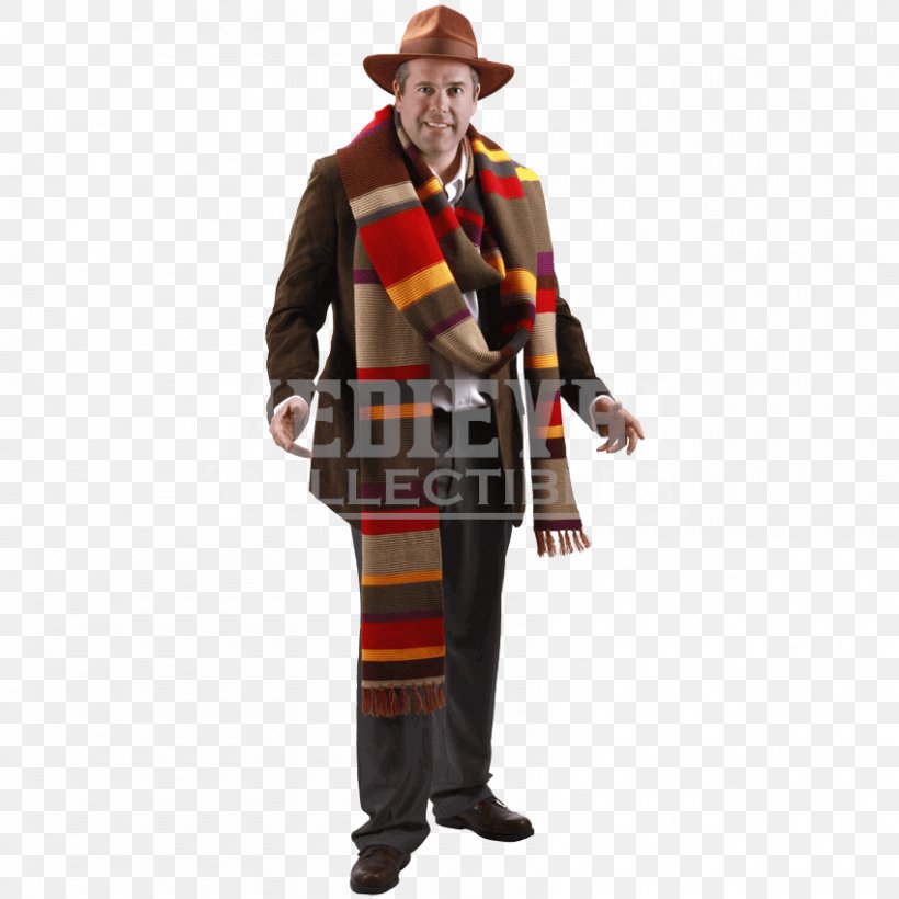 Fourth Doctor Seventh Doctor Scarf Doctor Who, PNG, 850x850px, Fourth Doctor, Christopher Eccleston, Clothing, Costume, David Tennant Download Free