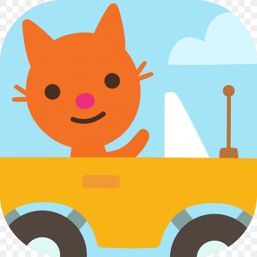 Road Trip Travel Sago Sago Toys Inc. XAP, PNG, 1024x1024px, Road Trip, Art, Carnivoran, Cartoon, Cat Download Free