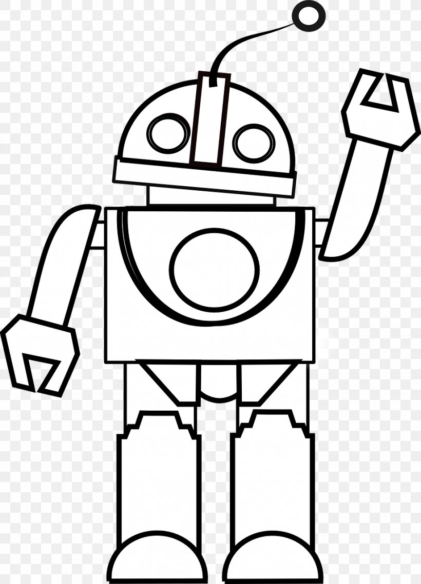 Clip Art Christmas Robot Image Drawing, PNG, 921x1280px, Robot, Android, Area, Artificial Intelligence, Black And White Download Free