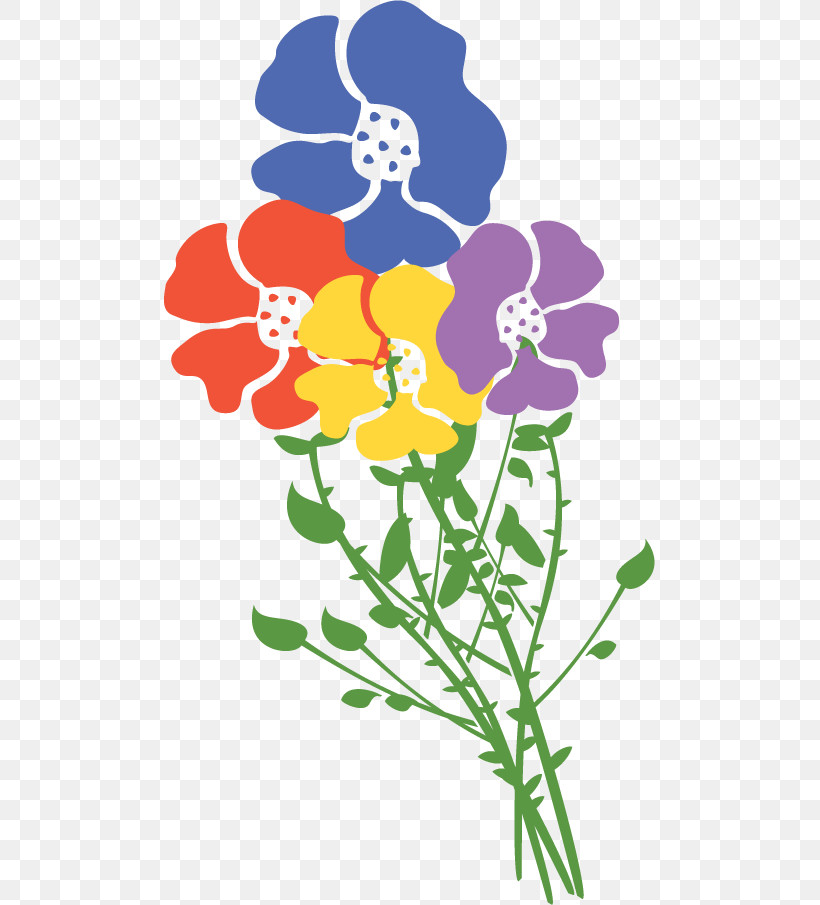 Flower Bouquet Flower Bunch, PNG, 491x905px, Flower Bouquet, Flower, Flower Bunch, Line Art, Pedicel Download Free