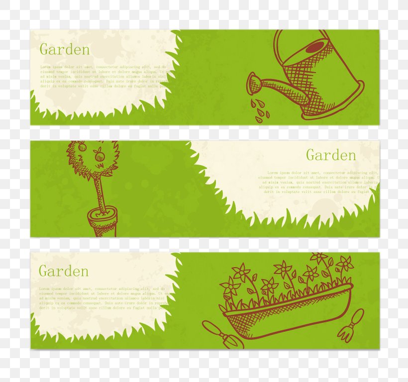 Green Garden Banner Vector Material, PNG, 800x768px, Banner, Advertising, Border, Brand, Cdr Download Free