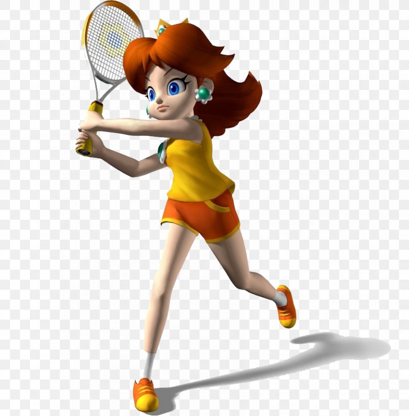 Mario Power Tennis Mario Tennis Princess Daisy Princess Peach, PNG, 853x867px, Mario Power Tennis, Bowser, Fictional Character, Figurine, Joint Download Free