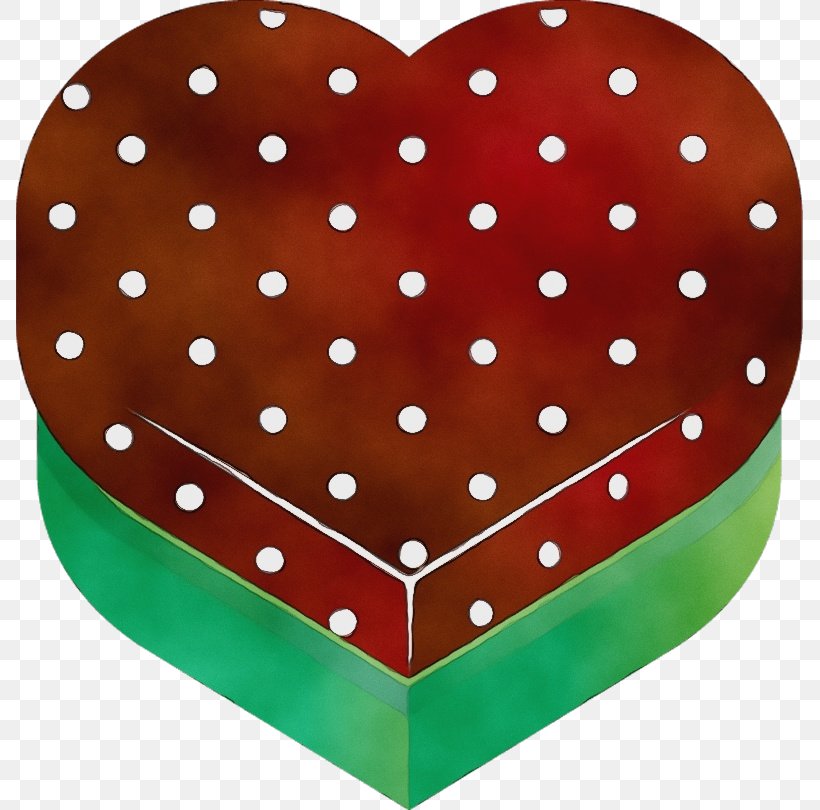 Polka Dot, PNG, 787x810px, Watercolor, Green, Heart, Paint, Polka Dot Download Free