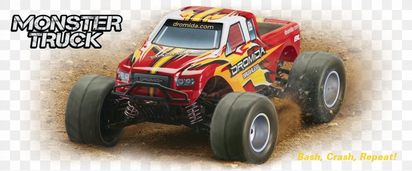 Radio-controlled Car Monster Truck Motor Vehicle, PNG, 1200x500px, Radiocontrolled Car, Auto Racing, Automotive Exterior, Automotive Tire, Automotive Wheel System Download Free