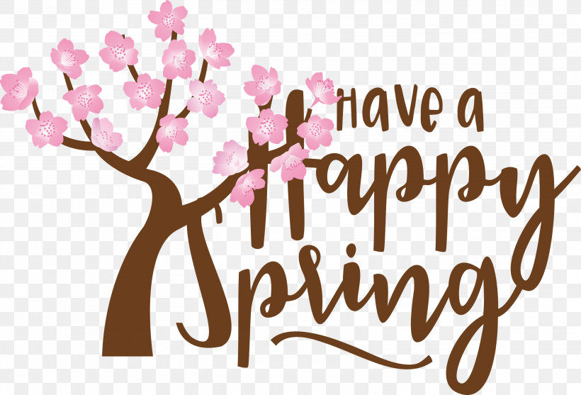 Spring Have A Happy Spring Spring Quote, PNG, 3000x2038px, Spring, Calligraphy, Drawing, Line, Logo Download Free